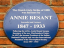 Besant, Annie - Match Girls Strike - Theosophical Society - Indian National Congress (id=1701)